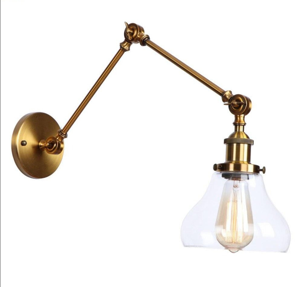 Vintage Style Swing Arm Wall Light