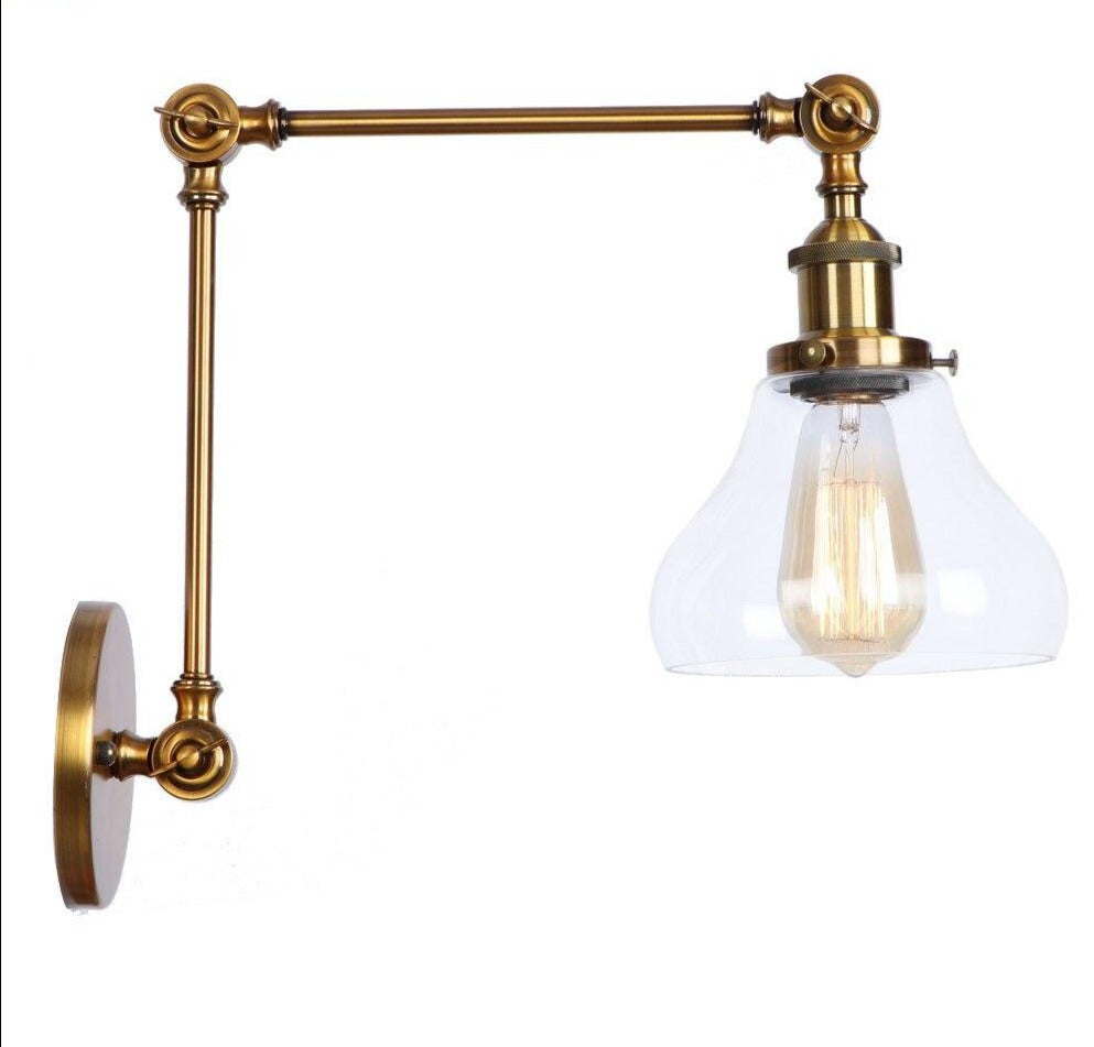 Vintage Style Swing Arm Wall Light