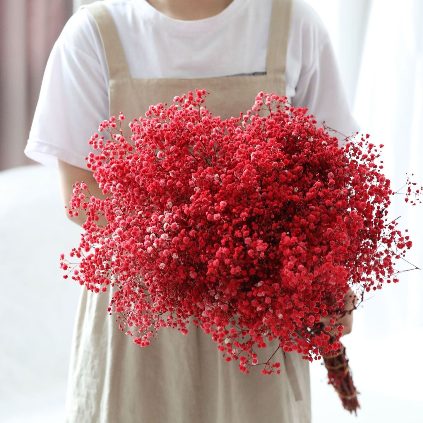 Natural Dried Gypsophila Flower Bouquets