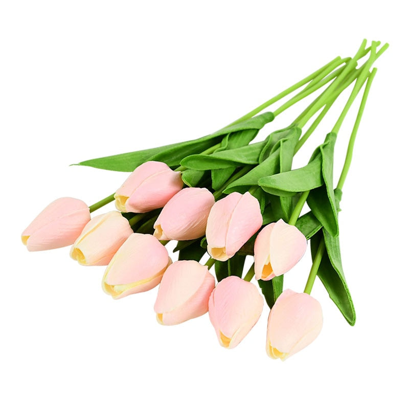 Tulip Artificial Flower Bouquet Decoration (10 Pieces)