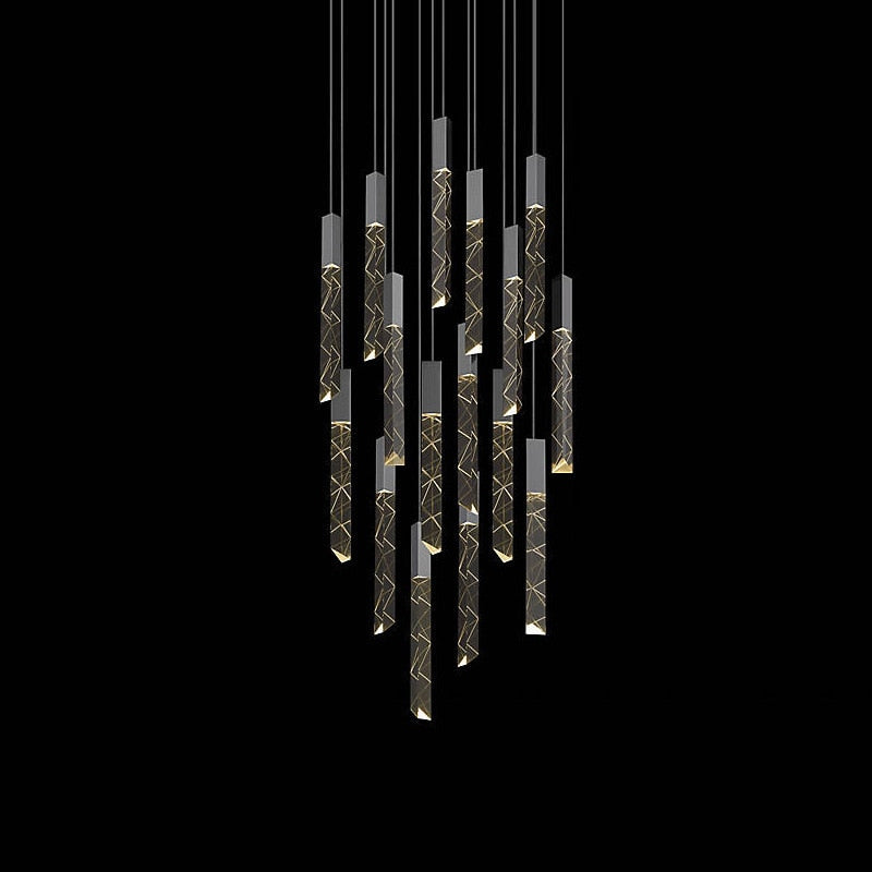 Modern Style Crystal Bars Chandelier