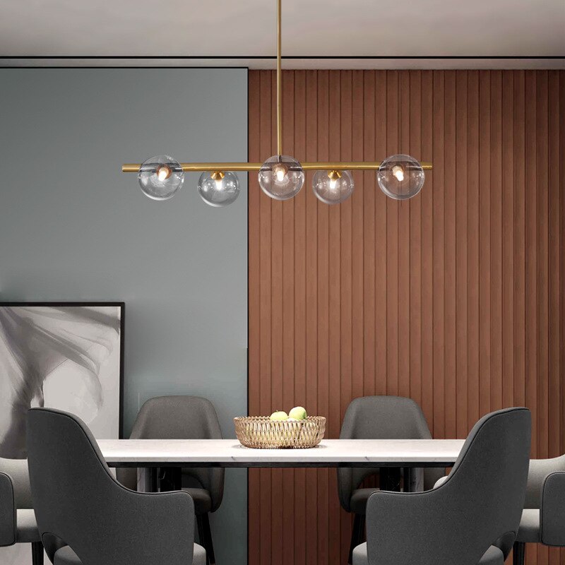 Astra Multi-Globe Horizontal Chandelier