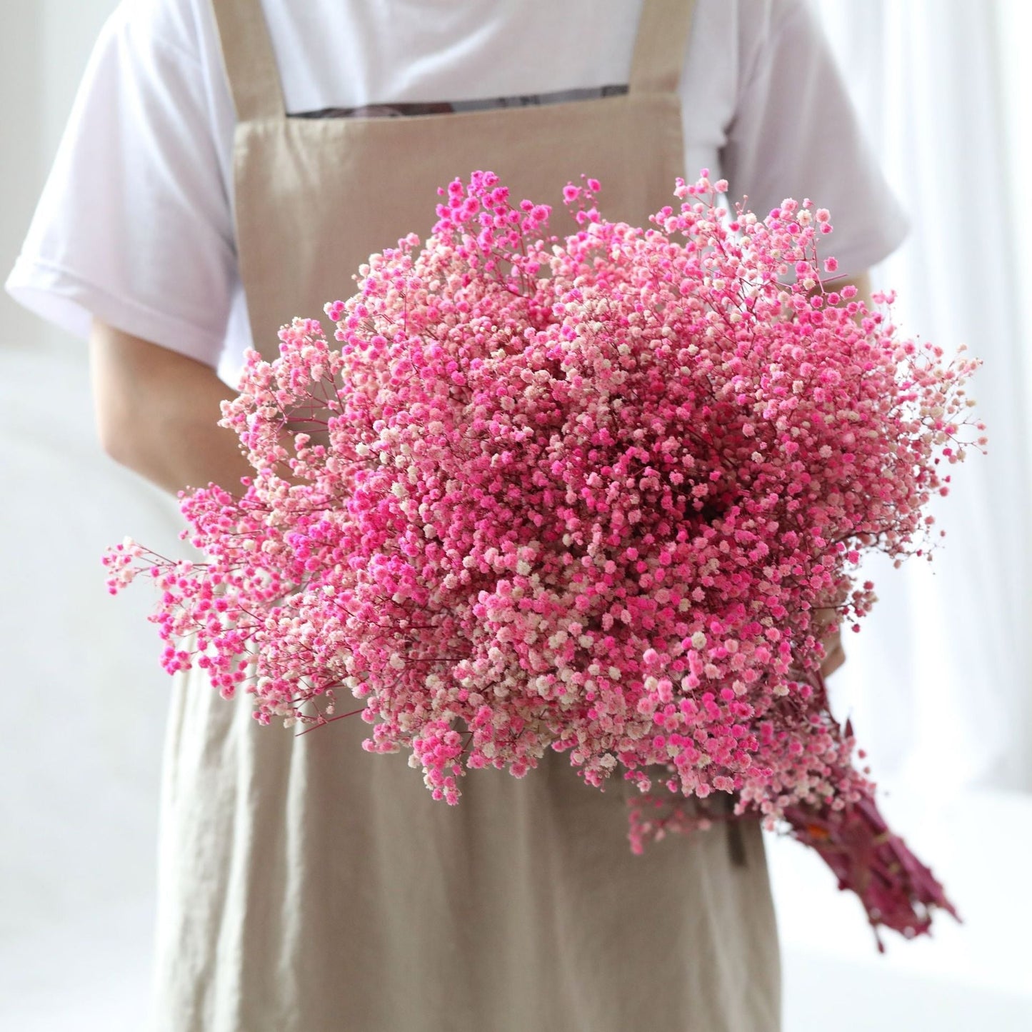 Natural Dried Gypsophila Flower Bouquets