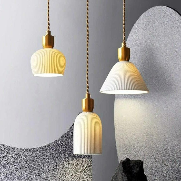 Modern White Ceramic Pendant Lights