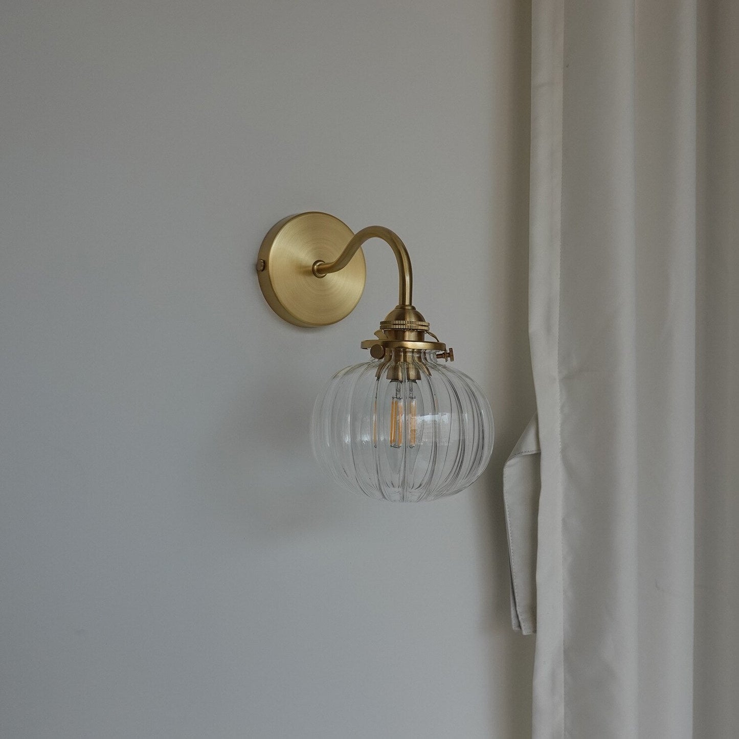 Vintage Style Glass Sphere Light