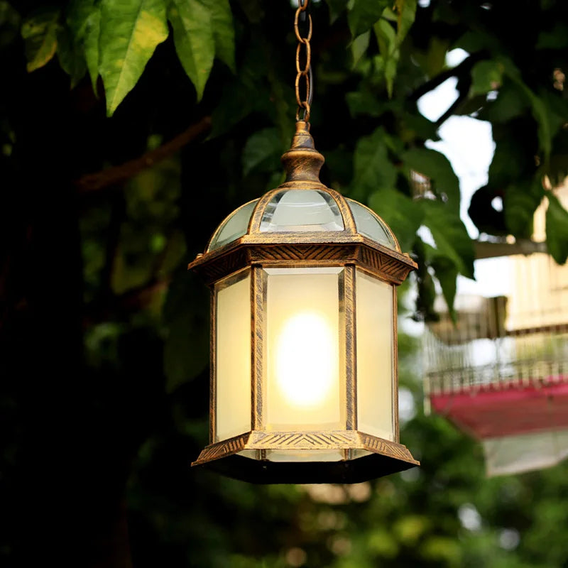 Waterproof Garden Pendant Light Fixture