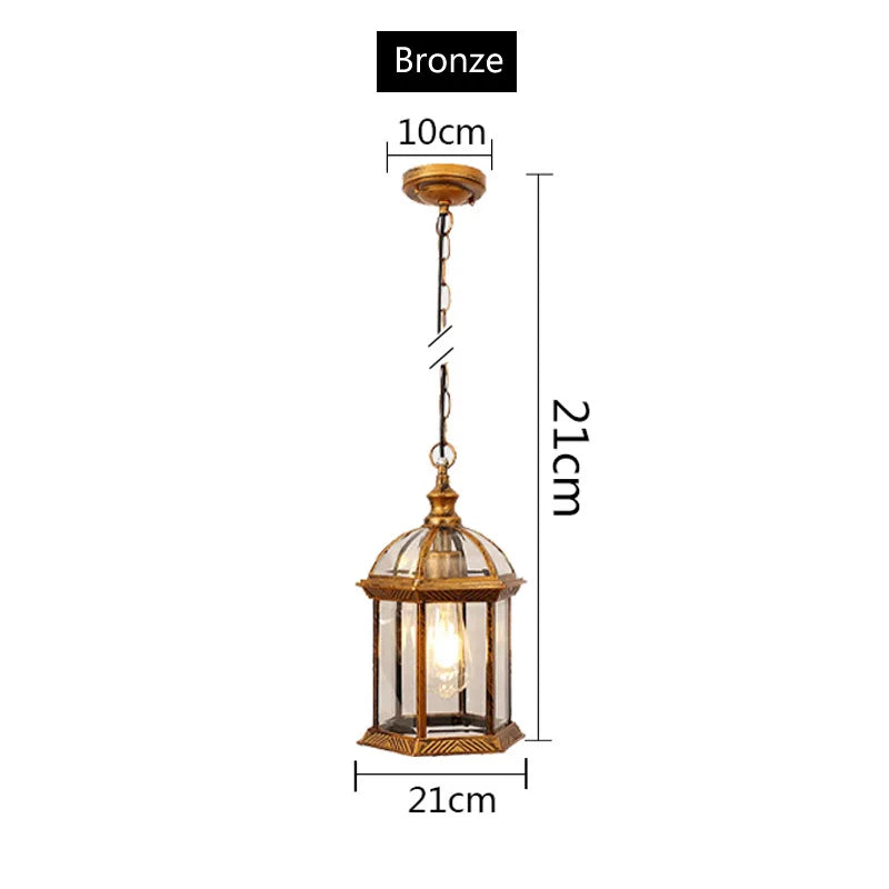 Waterproof Garden Pendant Light Fixture