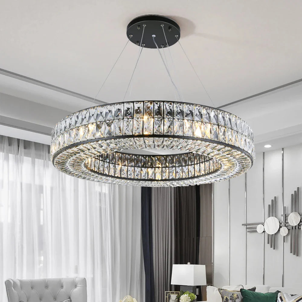 Martha Elegant Crystal Chandelier