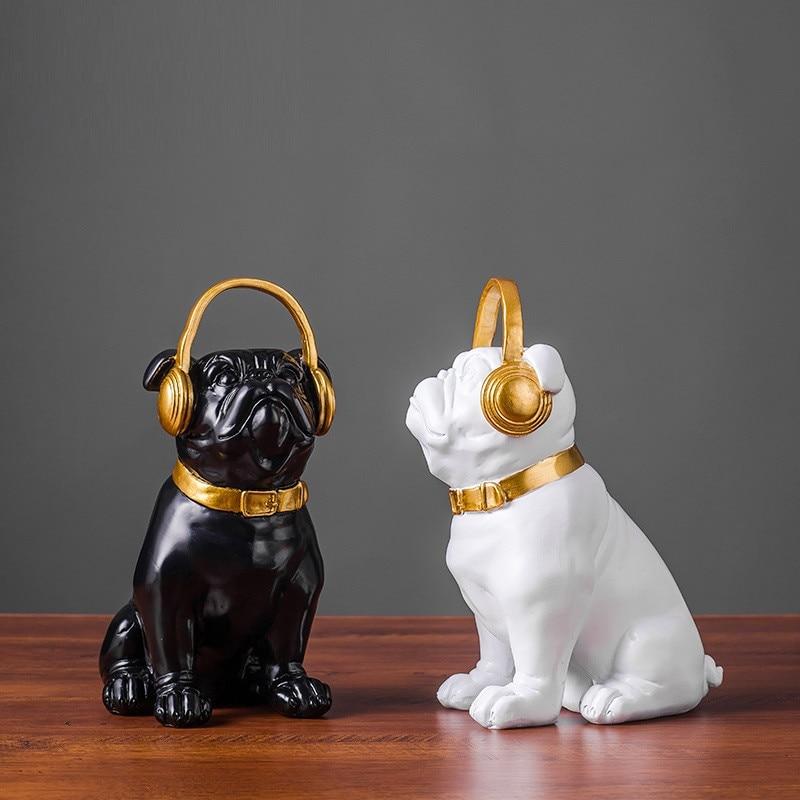 French Bulldog Headphone Decor