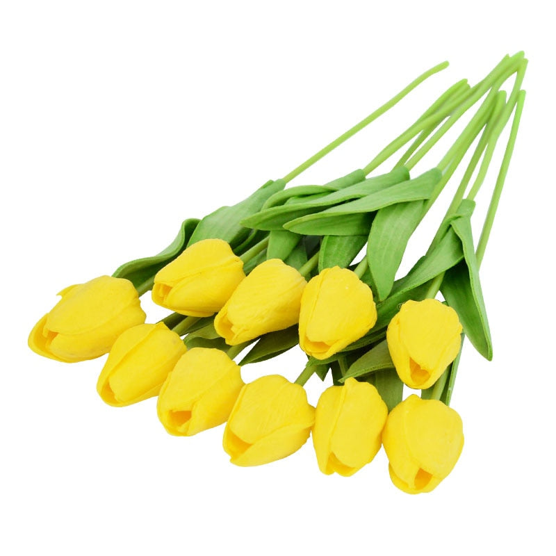 Tulip Artificial Flower Bouquet Decoration (10 Pieces)