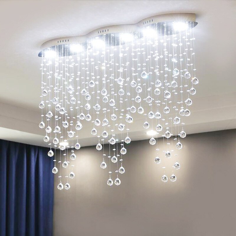 Modern Style Crystal Droplets Chandelier