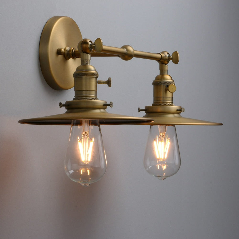 Two-Bulb Jaime Vintage Wall Sconce