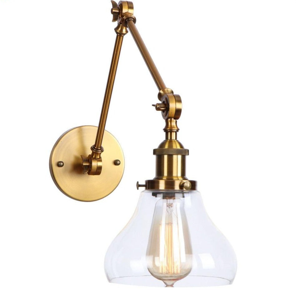 Vintage Style Swing Arm Wall Light