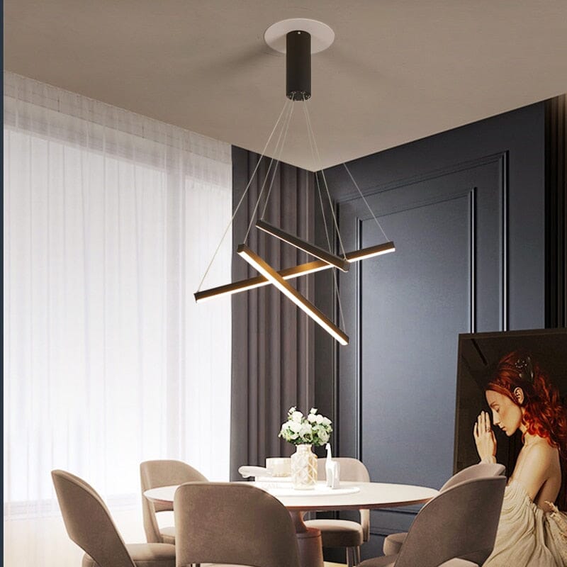 Modern Duplex Chandelier Lighting Fixture