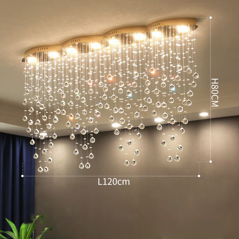 Modern Style Crystal Droplets Chandelier