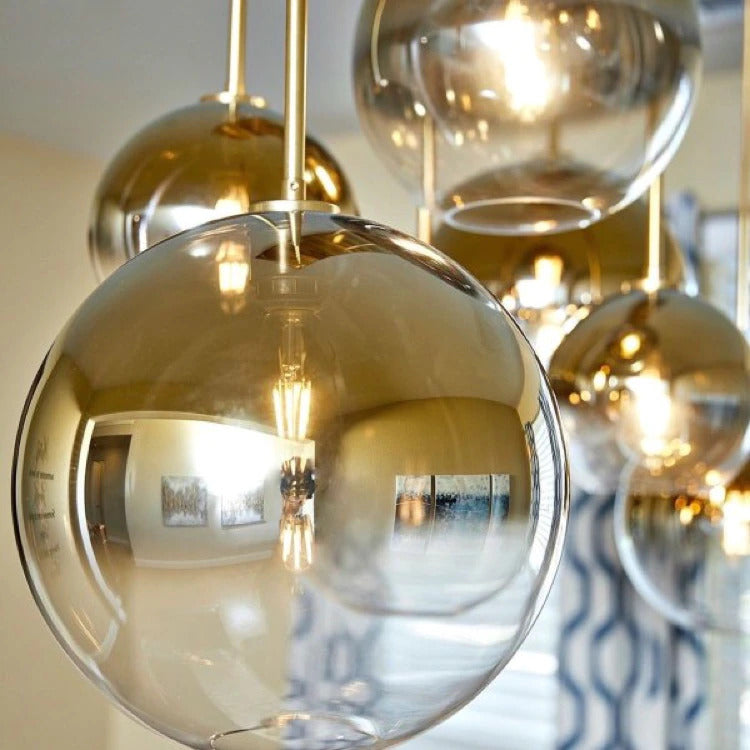 Zaire Modern Glass Globe Pendant