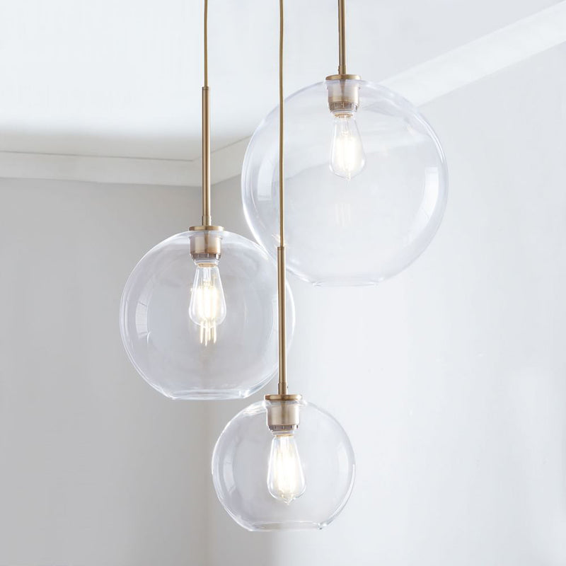 Zaire Modern Glass Globe Pendant