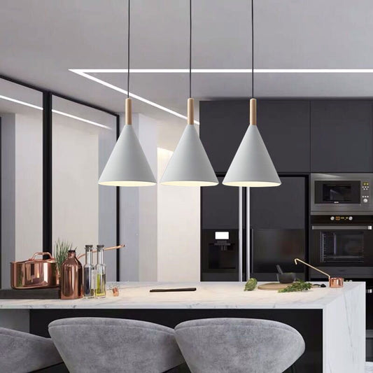 Modern Style Color Cone Ceiling Light