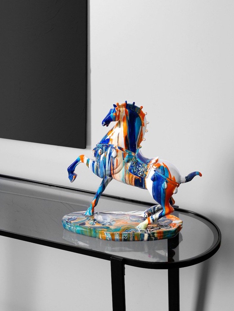 Camouflage Artisan Camouflage Horse Decor