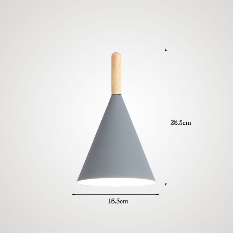 Modern Style Color Cone Ceiling Light