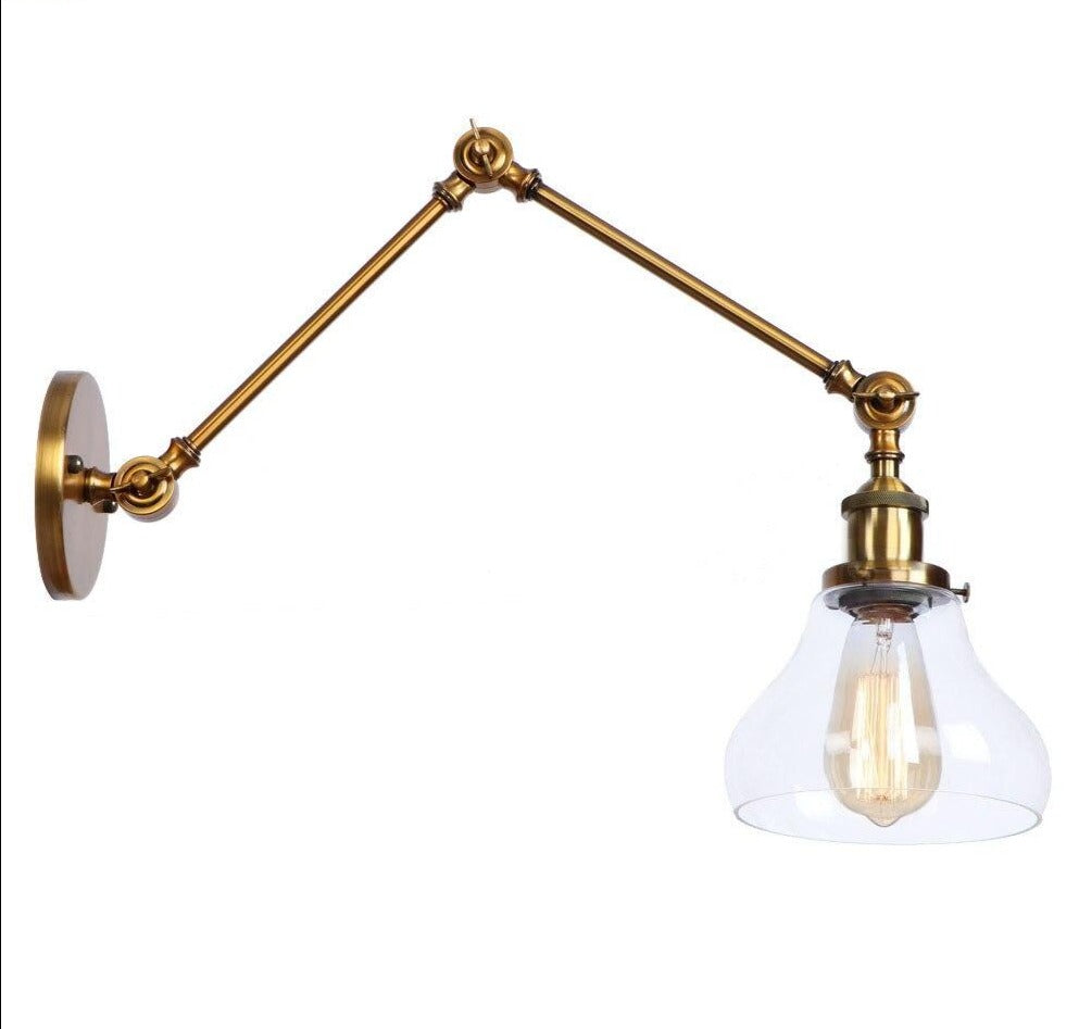 Vintage Style Swing Arm Wall Light