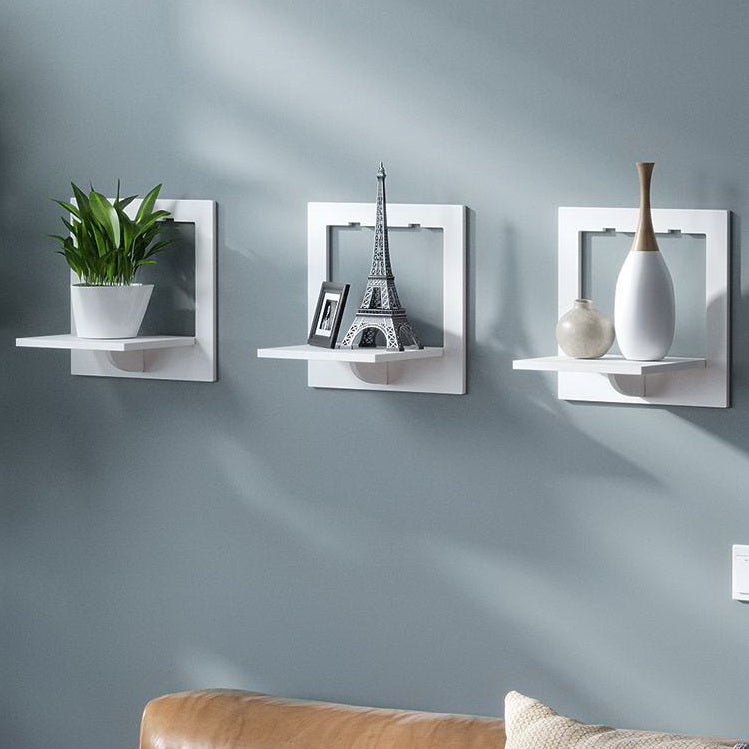 Modern White Wall Shelf