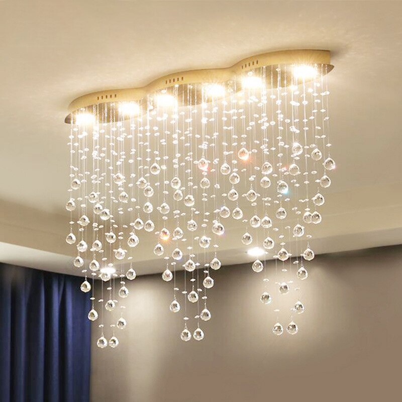 Modern Style Crystal Droplets Chandelier