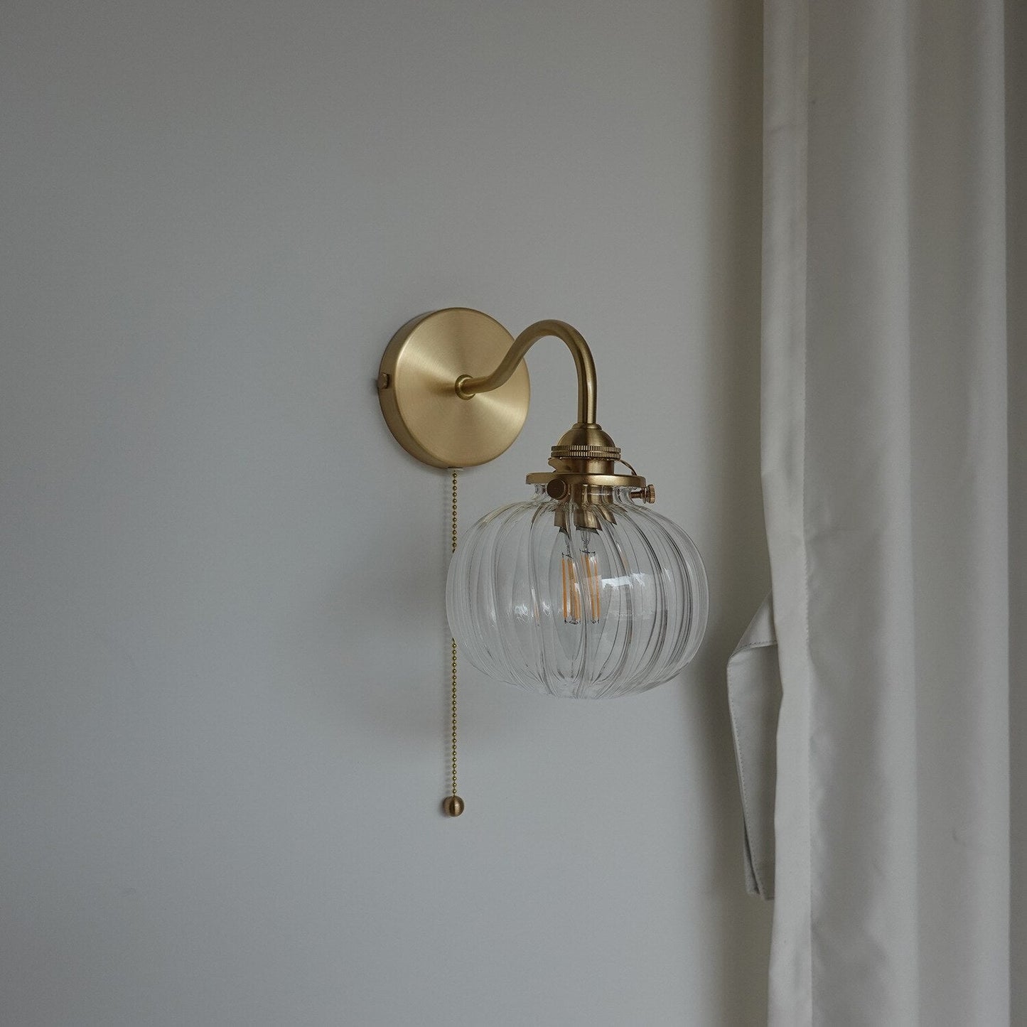 Vintage Style Glass Sphere Light