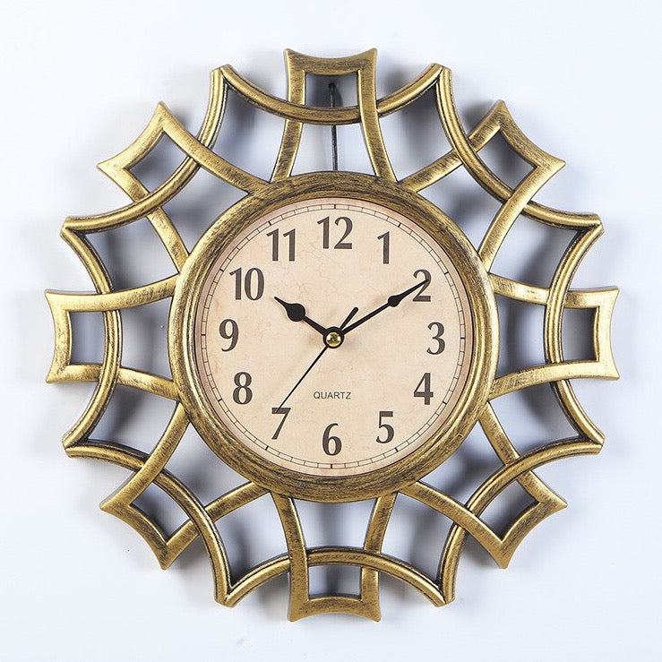 Wooden Web Decorative Wall Clock