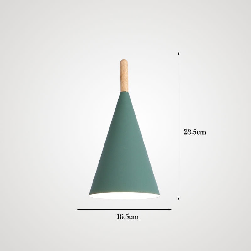 Modern Style Color Cone Ceiling Light