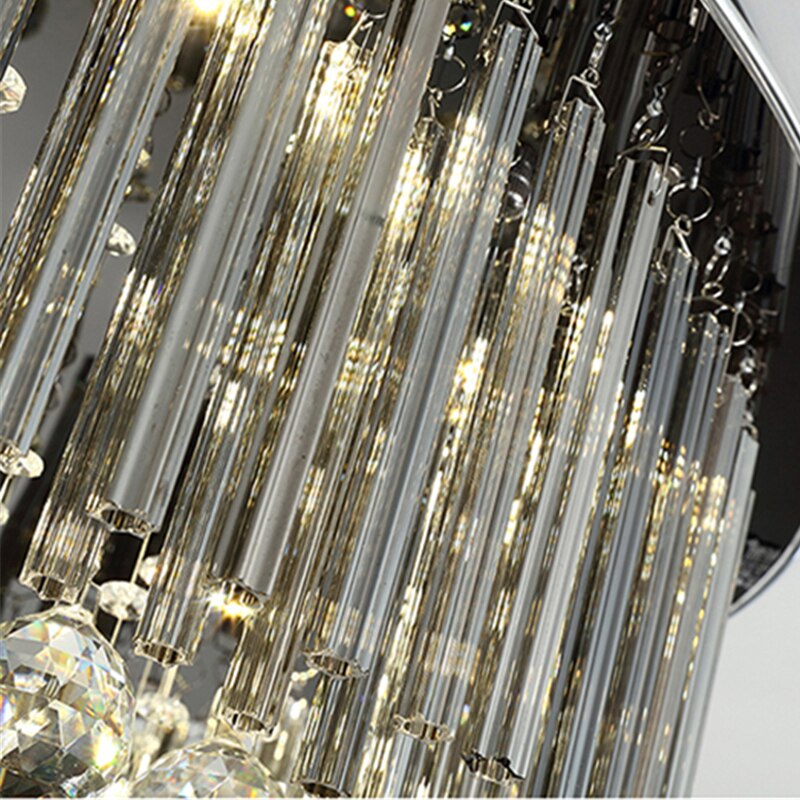 Black Crystal Luxury Rainfall Chandelier