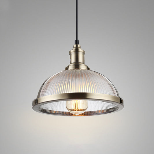 Thatcher - Retro Textured Glass Pendant Lights