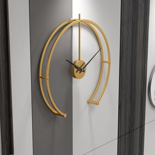 Minimalistic Arc Wall Clock Decor