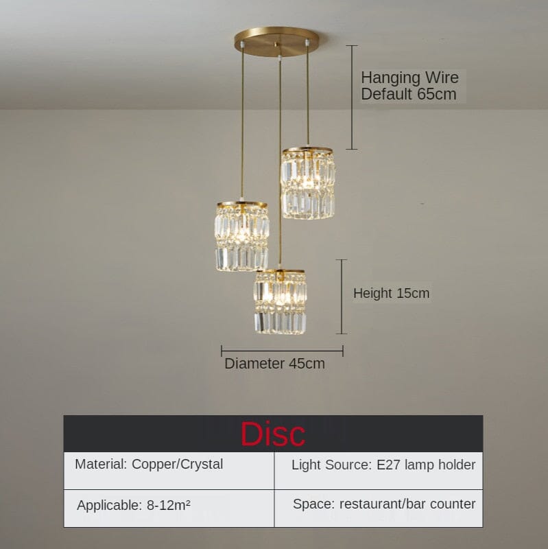 Willesdon Crystal Pendant Lights