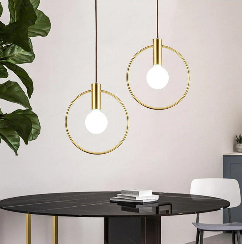 Modern Frosted Glass Globe Pendant Lights