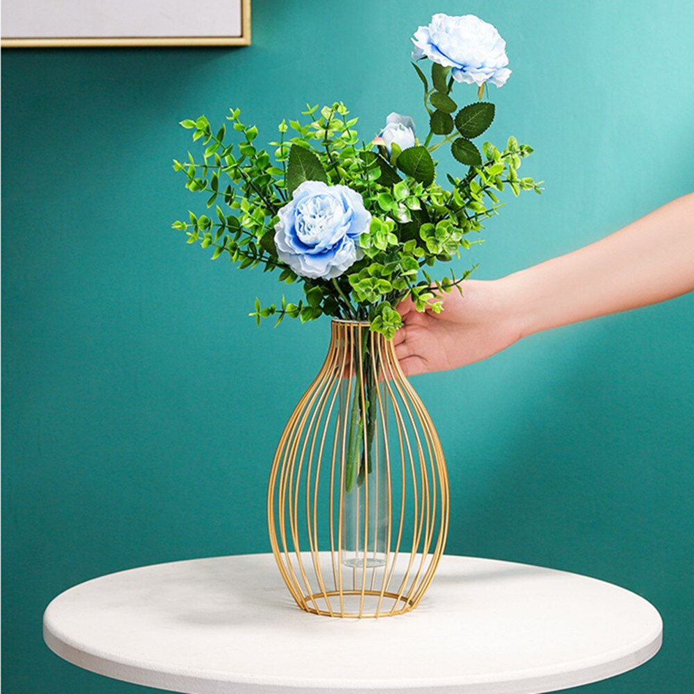 Wireframe Vases Decorative Home Accents