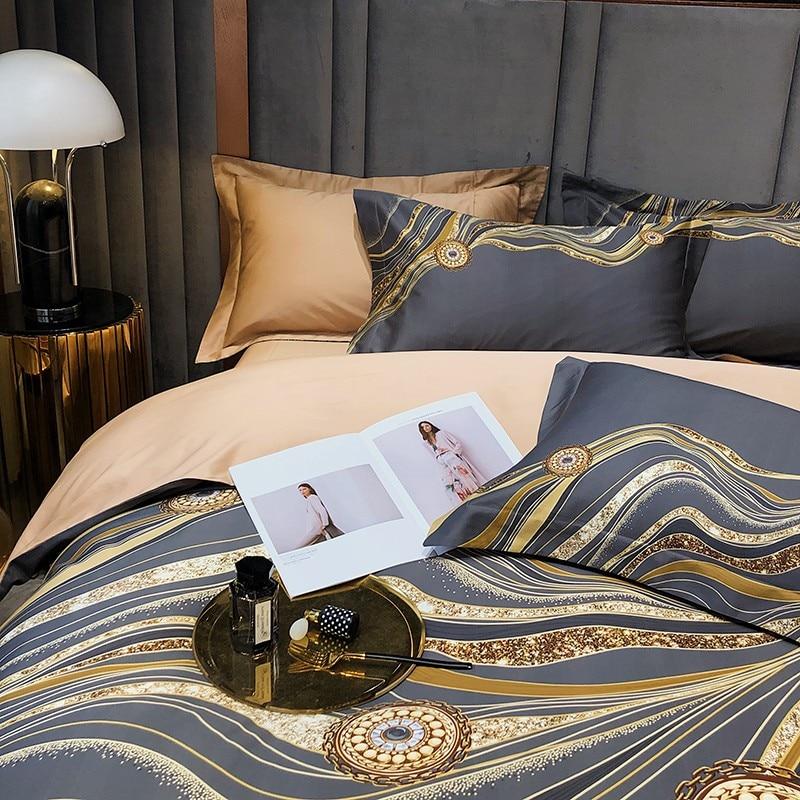 Modern Luxury Egyptian Cotton Duvet Set