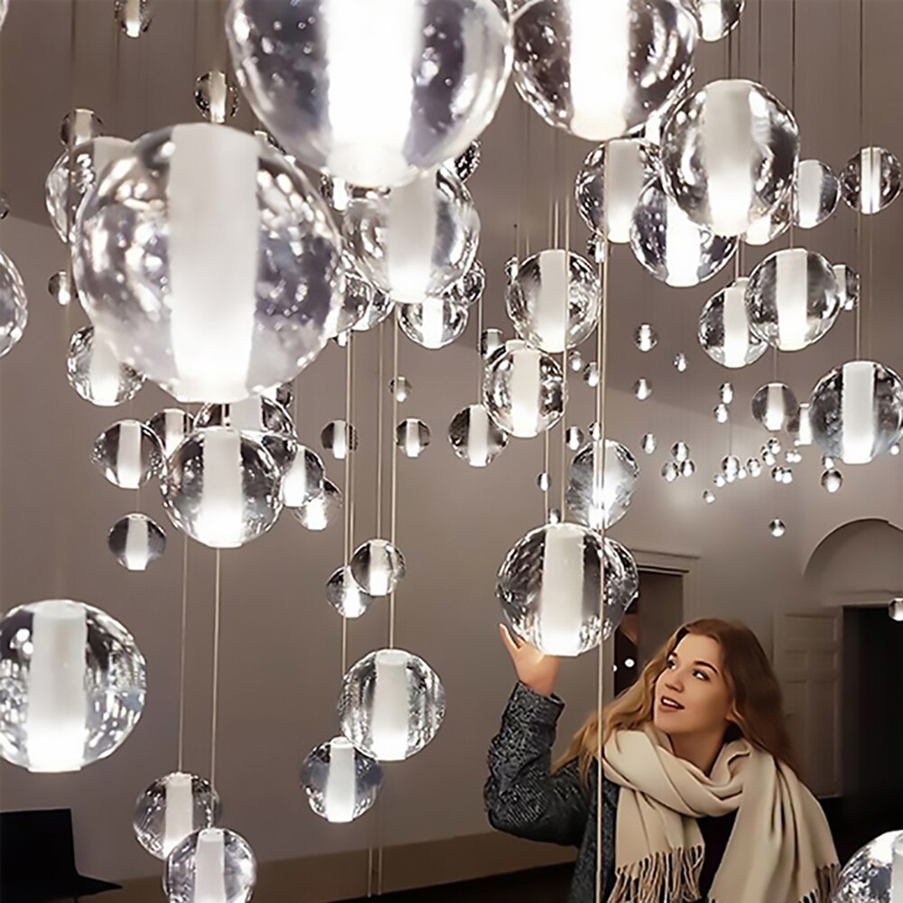 Modern Style Crystal Raindrops Chandelier