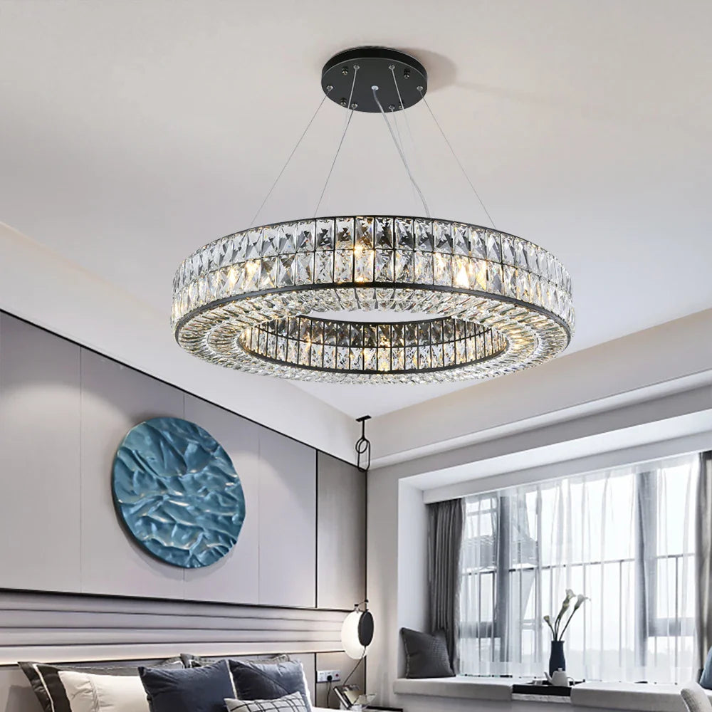 Martha Elegant Crystal Chandelier