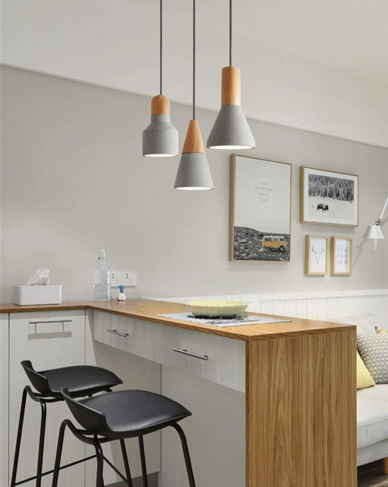 Modern Nordic Concrete Pendant Lights