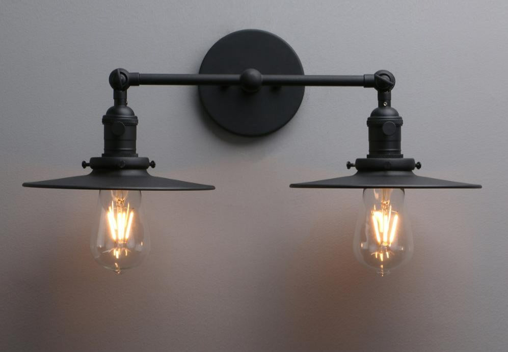 Two-Bulb Jaime Vintage Wall Sconce