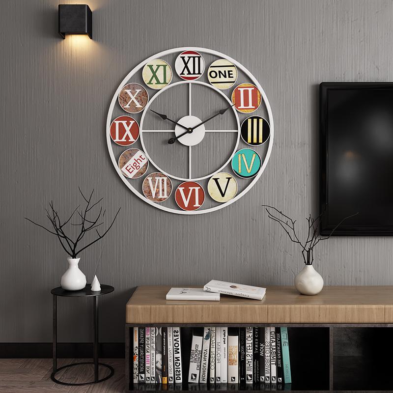 Vintage Circles Wall Clock