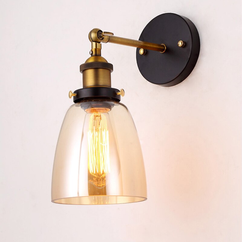 Vintage Glass Wall Sconces