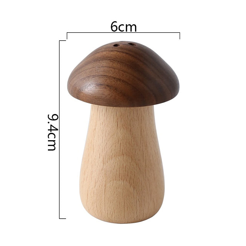 Wooden Mushroom Toothpick Dispenser Holder