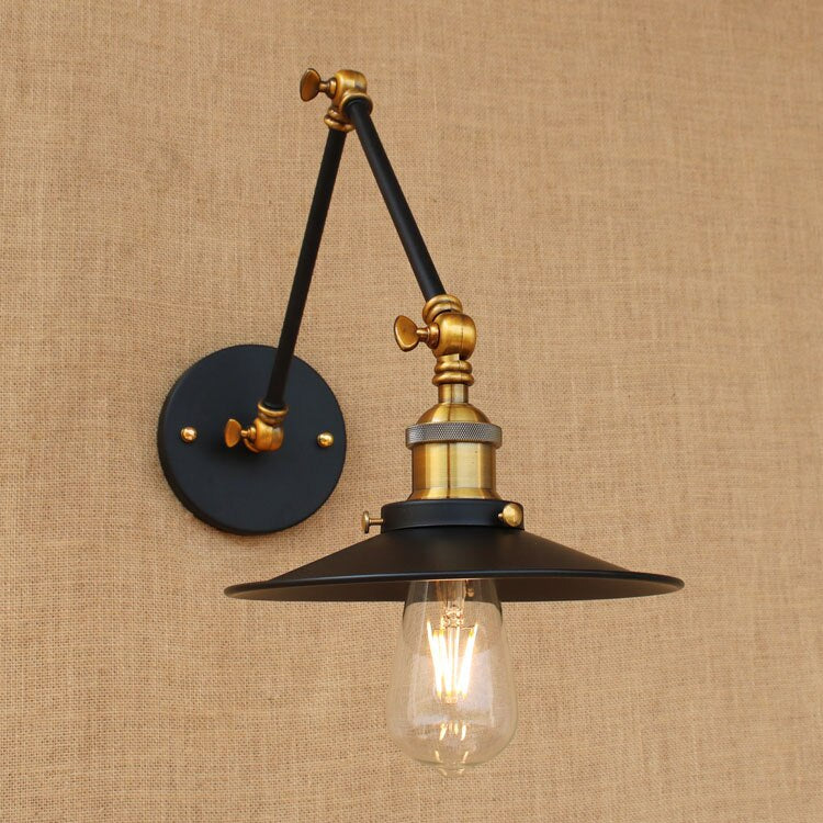 Vintage Style Hat Wall Light