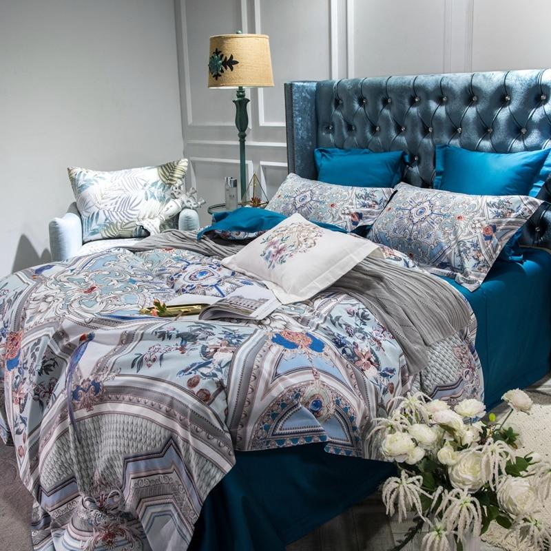 Printed Luxury Egyptian Cotton Bedding Set