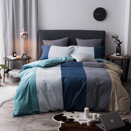 Fiorella 100% Cotton coffee grey purple green pink Duvet Cover Set - Nordic Side - 100%, Bedding, coffee, Cotton, Fiorella, green, grey, pink, purple, Set