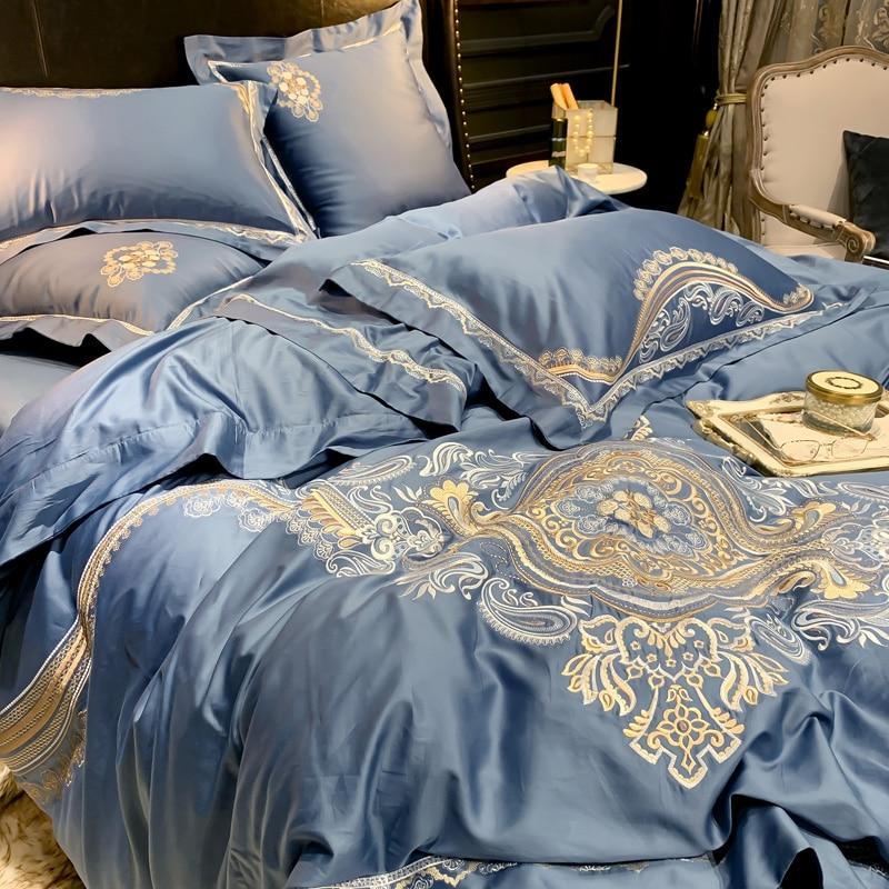 Periwinkle Luxury Egyptian Cotton Duvet Set