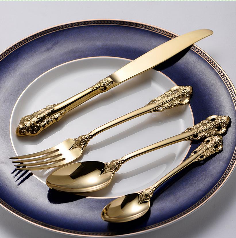 Western Elegant Stainless Steel Flatware