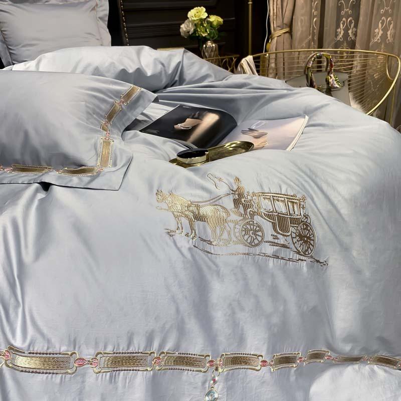 Krypton Luxury Egyptian Cotton Duvet Set